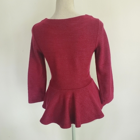 Dolce Vita Beaded Peplum Sweater - Picture 5 of 8